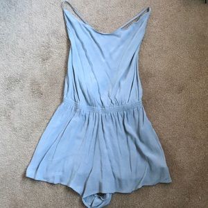 Pale blue romper